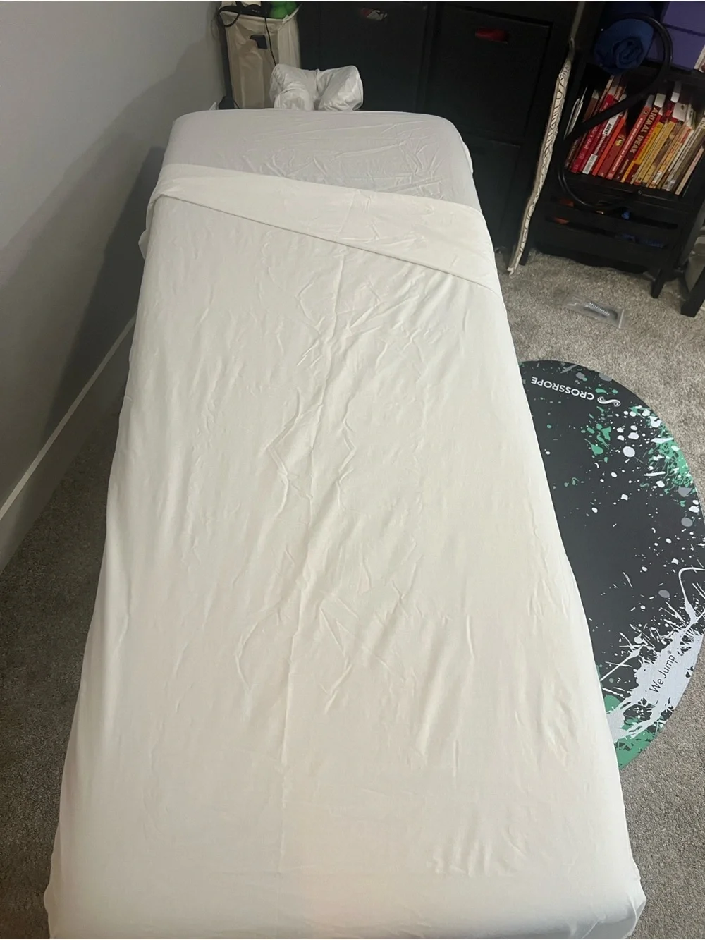 White Massage Table Sheets by NRG